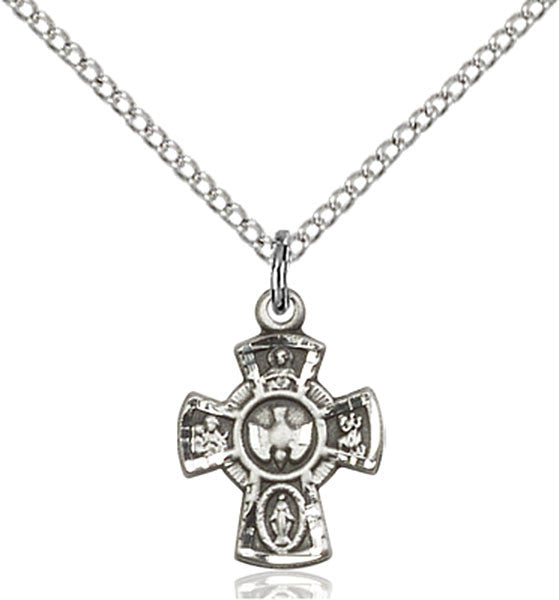 Sterling Silver 5-Way Pendant