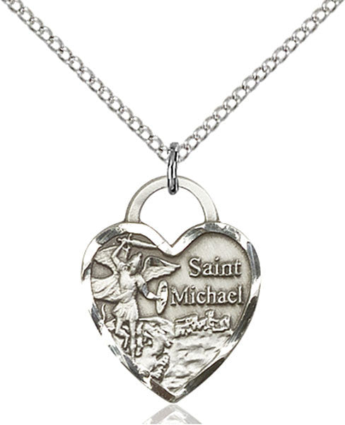 Sterling Silver St. Michael the Archangel Pendant