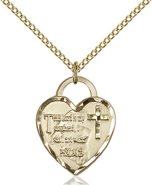 Gold Filled Bridesmaid Heart Pendant