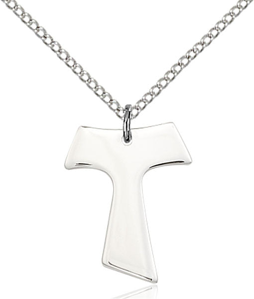 Sterling Silver Tau Cross Pendant