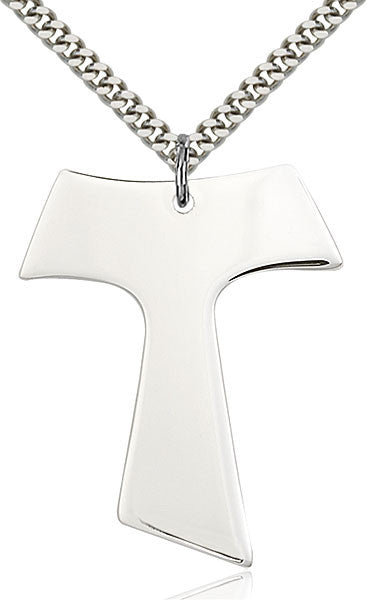 Sterling Silver Tau Cross Pendant