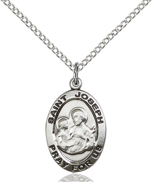 Sterling Silver St. Joseph Pendant