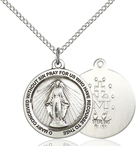 Sterling Silver Miraculous Medal