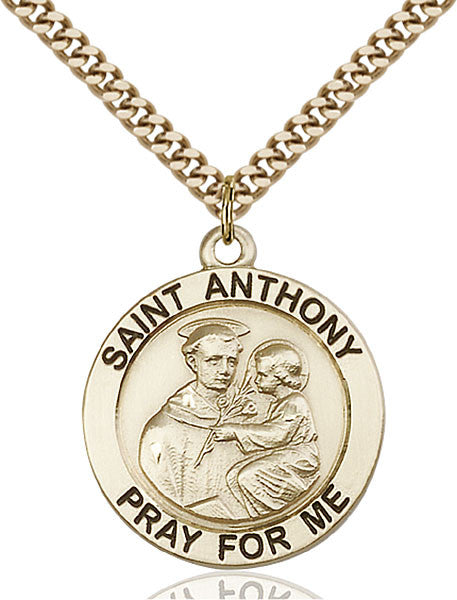 Gold Filled St. Anthony Pendant