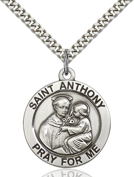 Sterling Silver St. Anthony Pendant