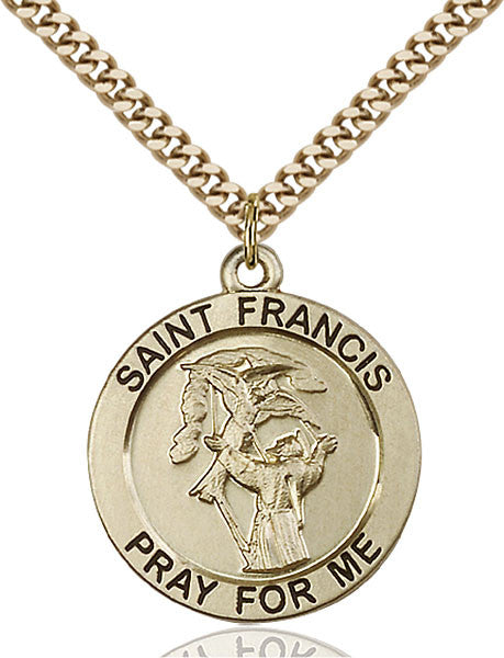 Gold Filled St. Francis Pendant