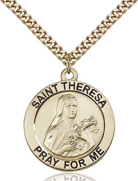 Gold Filled St. Theresa Pendant