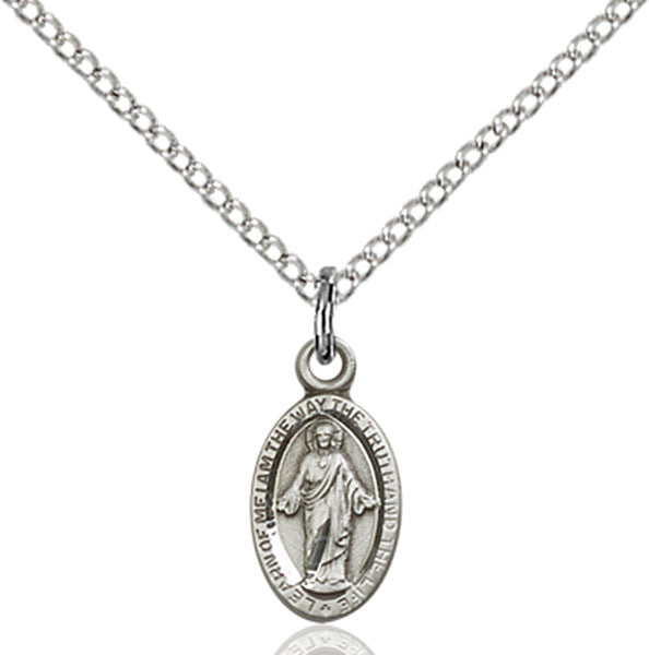 Sterling Silver Scapular Pendant