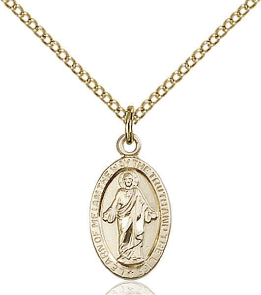 Gold Filled Scapular Pendant