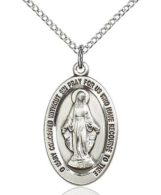 Sterling-filled Miraculous Medal