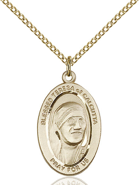 Gold Filled Blessed Teresa of Calcutta Pendant