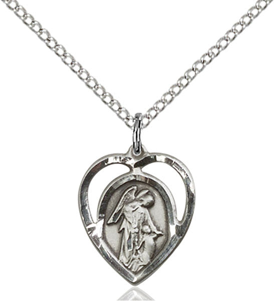 Sterling Silver Guardian Angel Pendant