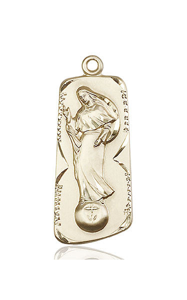 14kt Gold O/L of Mental Peace Medal