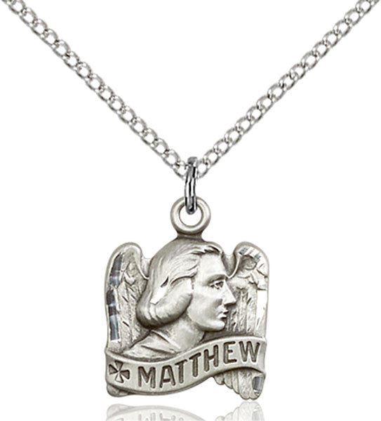 Sterling Silver St. Matthew Pendant