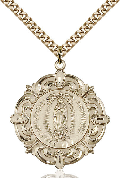 Gold Filled O/L of Guadalupe Pendant