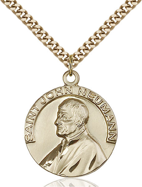 Gold Filled St. John Neumann Pendant