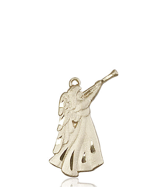 14kt Gold Guardian Angel Medal