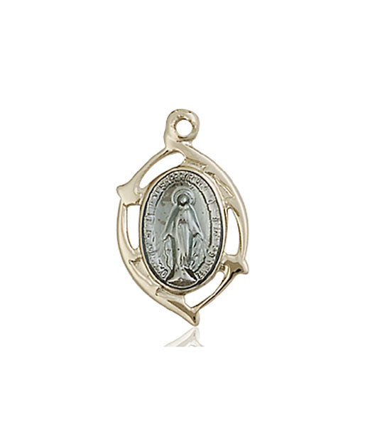 14kt Gold Miraculous Medal