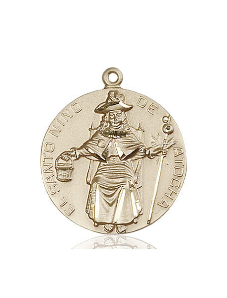 14kt Gold St. Niño de Atocha Medal