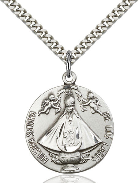 Sterling Silver Senora de Los Lagos Pendant