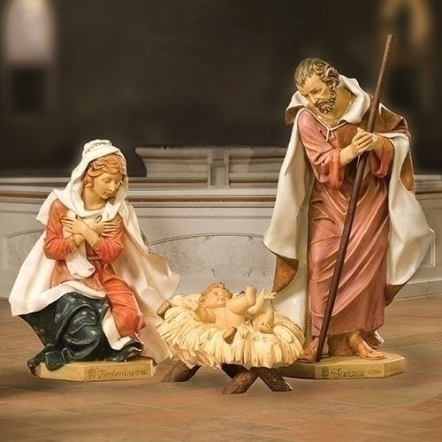 Holy Family Nativity - 4 piece Set, 50" Scale [Fontanini]