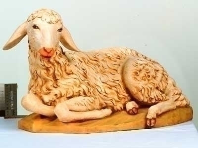 Seated Sheep Nativity, 50" Scale [Fontanini]