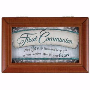 First Communion Music Keepsake Box