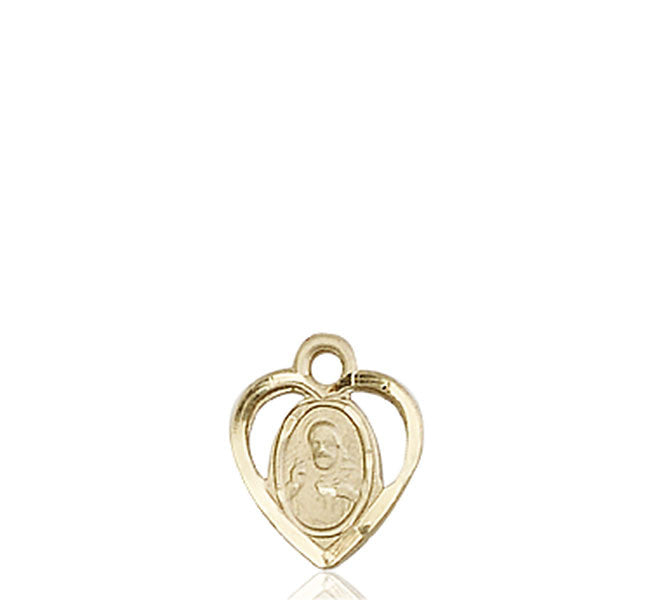 14kt Gold Scapular Medal