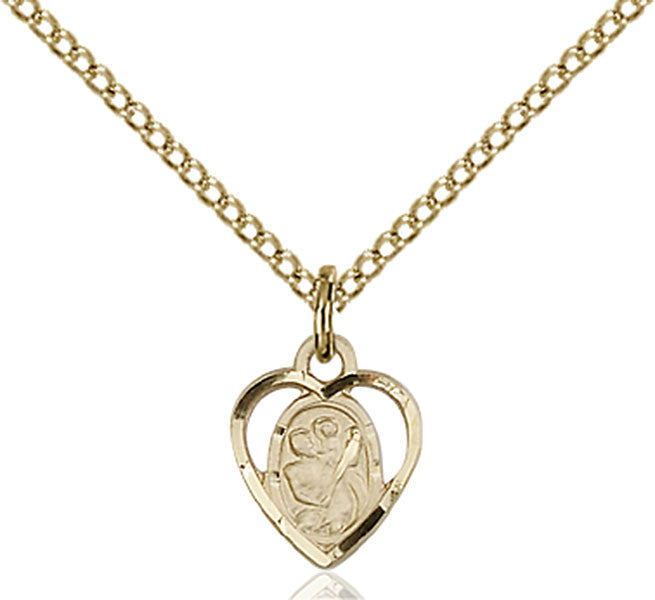 Gold Filled St. Christopher Pendant