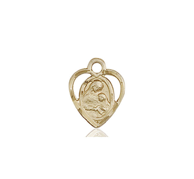 14kt Gold St. Ann Medal