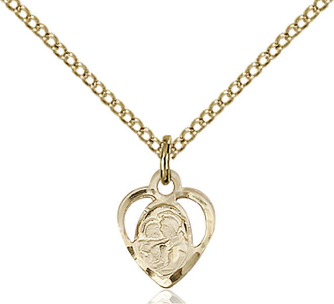 Gold Filled St. Anthony of Padua Pendant