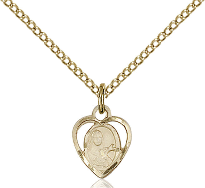 Gold Filled St. Theresa Pendant