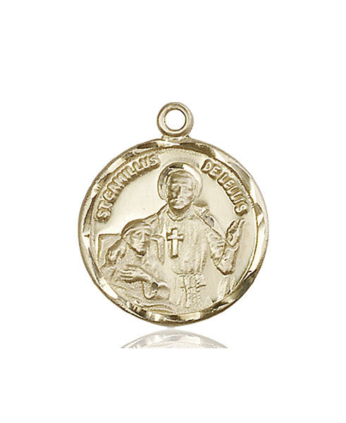 14kt Gold St. Camillus of Lellis Medal