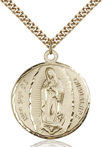 Gold Filled O/L of Guadalupe Pendant