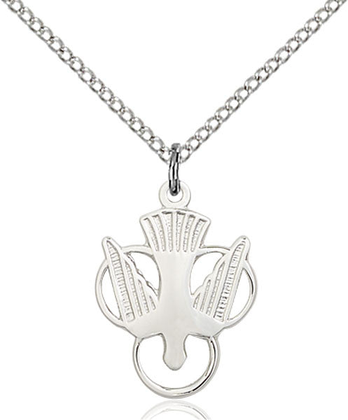 Sterling Silver Holy Spirit Pendant