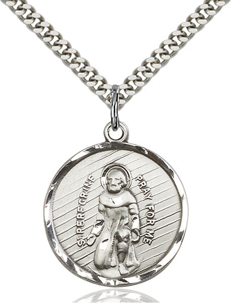 Sterling Silver St. Perregrine Pendant