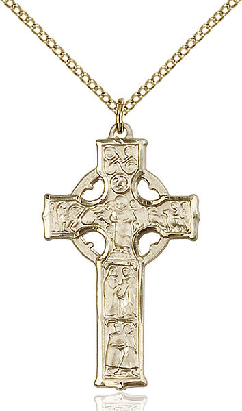 Gold Filled Celtic Cross Pendant