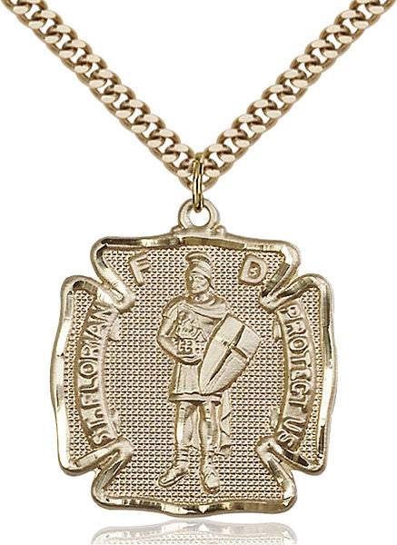 Gold Filled St. Florian Pendant