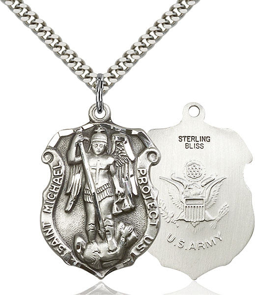 Sterling Silver St. Michael Pendant