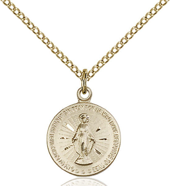 Gold Filled Miraculous Pendant