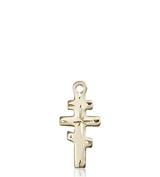 14kt Gold Greek Orthadox Cross Medal