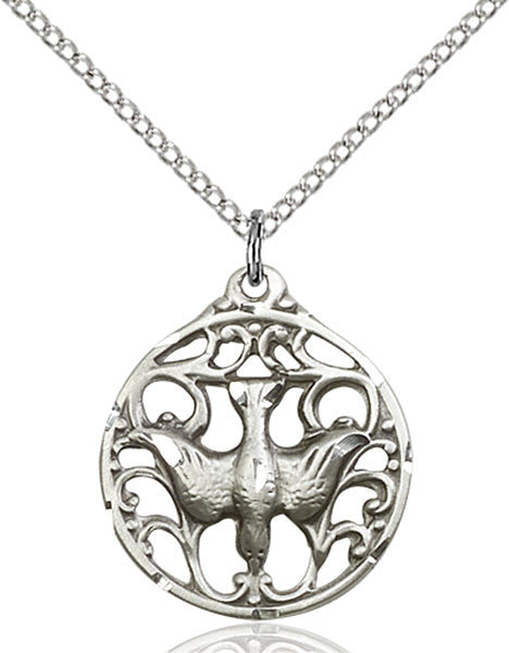 Sterling Silver Holy Spirit Pendant