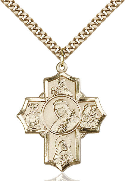 Gold Filled Philomena/Ther/Rita/Ant/Jude Pendant