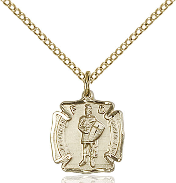 Gold Filled St. Florian Pendant