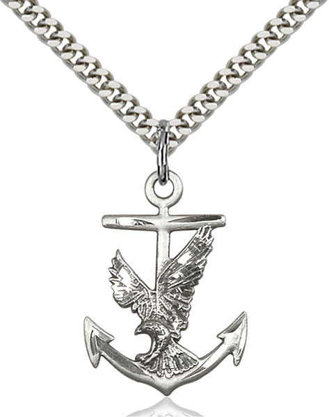 Sterling Silver Anchor / Eagle Pendant