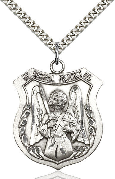 Sterling Silver St. Michael the Archangel Pendant