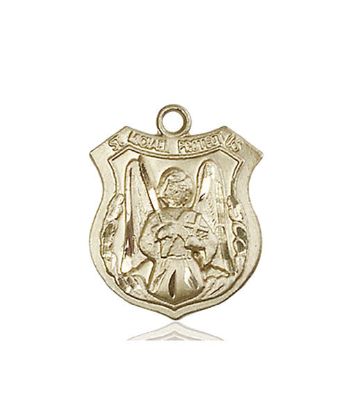 14kt Gold St. Michael the Archangel Medal