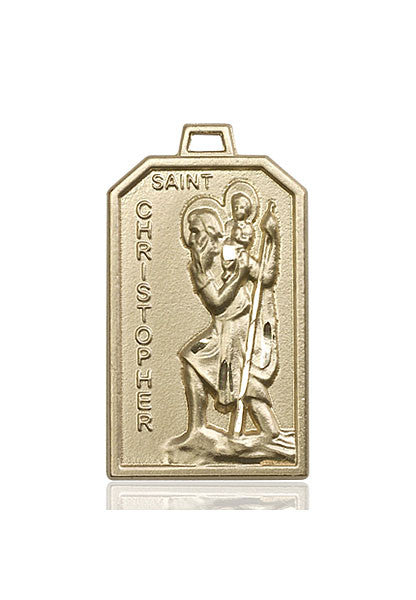 14kt Gold St. Christopher Medal