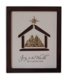 Joy to the World Nativity Framed Art