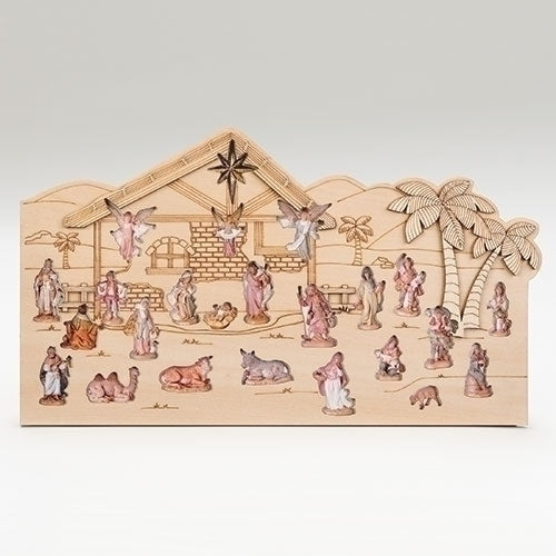 Wooden Advent Calendar [Fontanini]